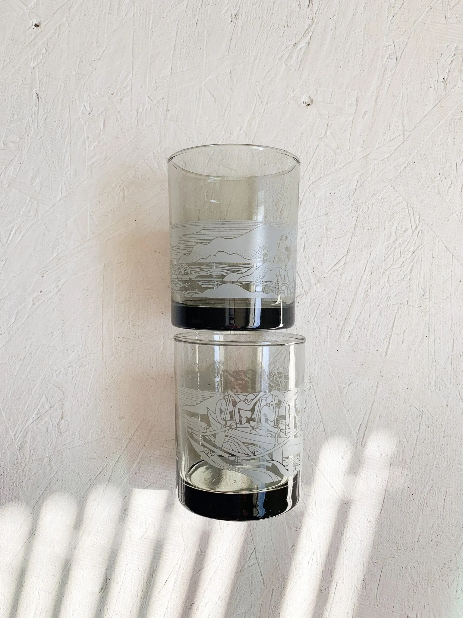 Vintage McDonalds Hawaiian Glass Set - Local Pickup Only