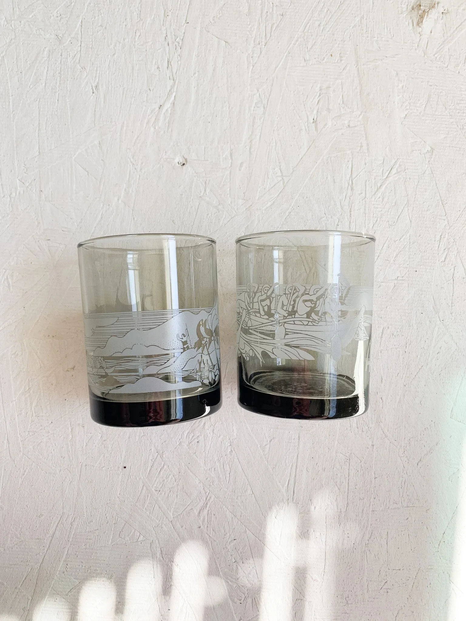 Vintage McDonalds Hawaiian Glass Set - Local Pickup Only