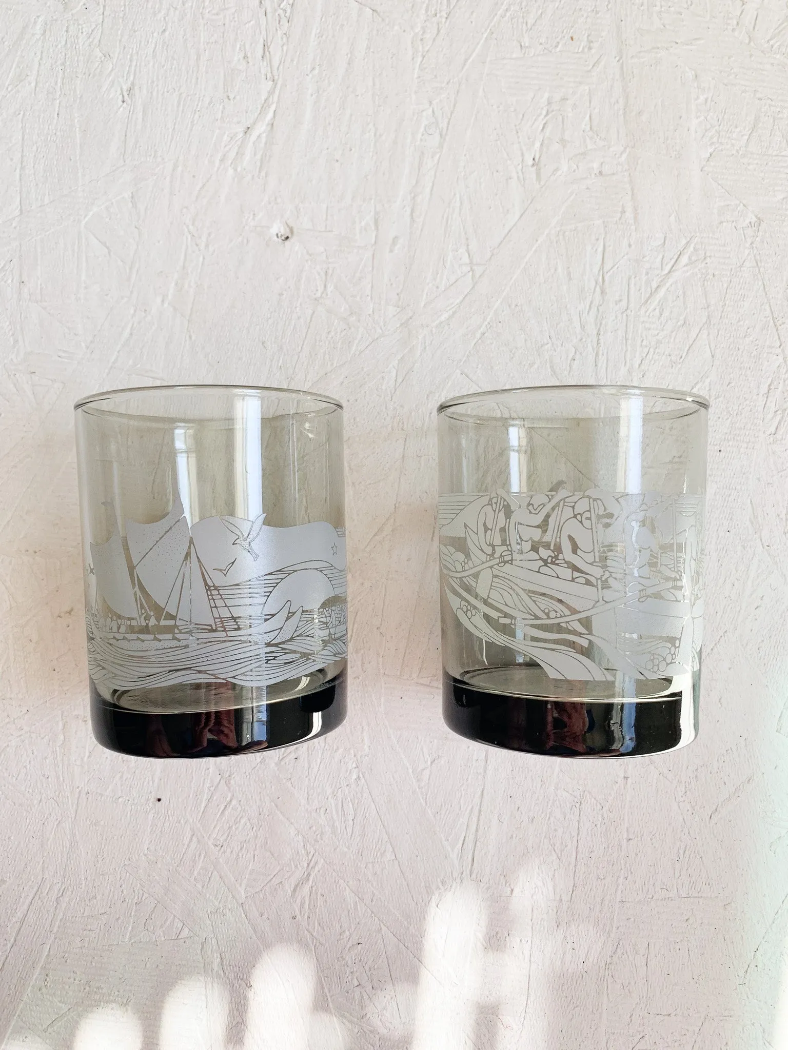 Vintage McDonalds Hawaiian Glass Set - Local Pickup Only