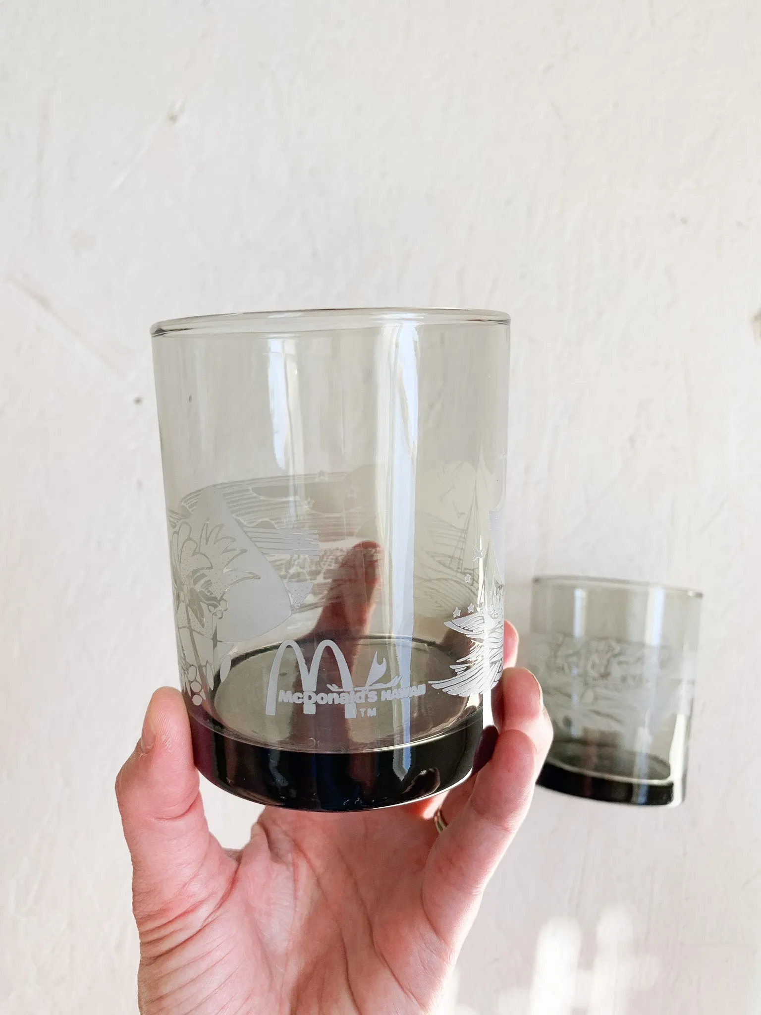Vintage McDonalds Hawaiian Glass Set - Local Pickup Only