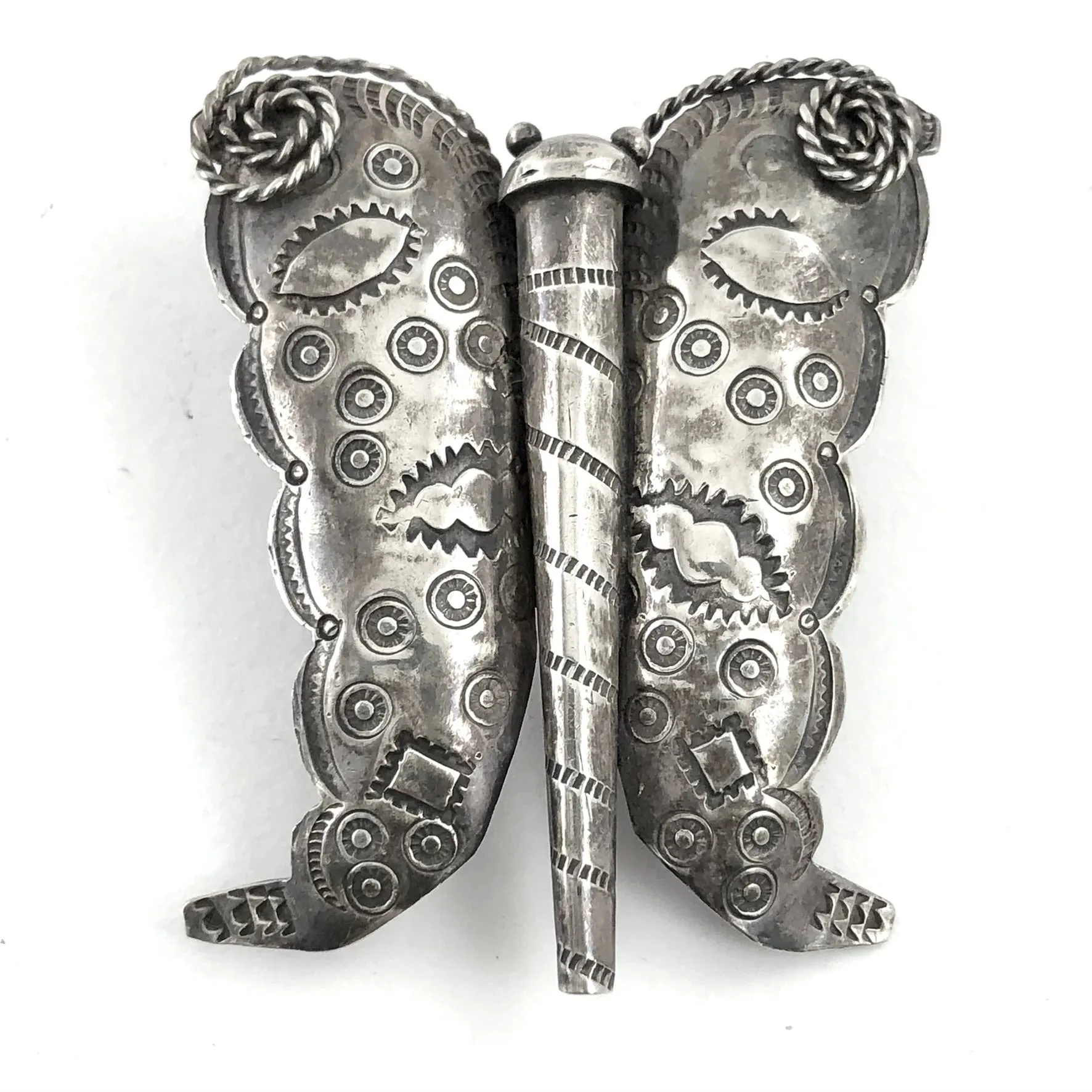 Vintage Navajo Butterfly Pin