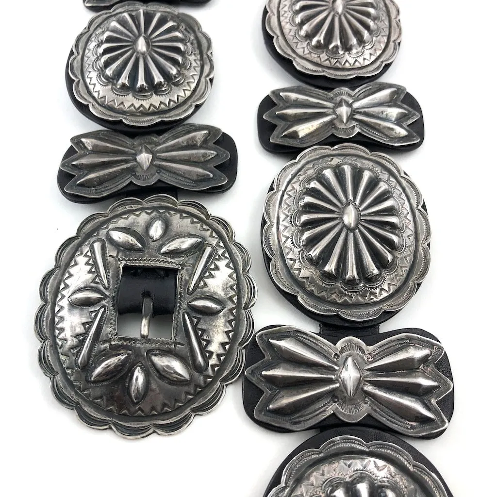 Vintage Navajo Concho Belt