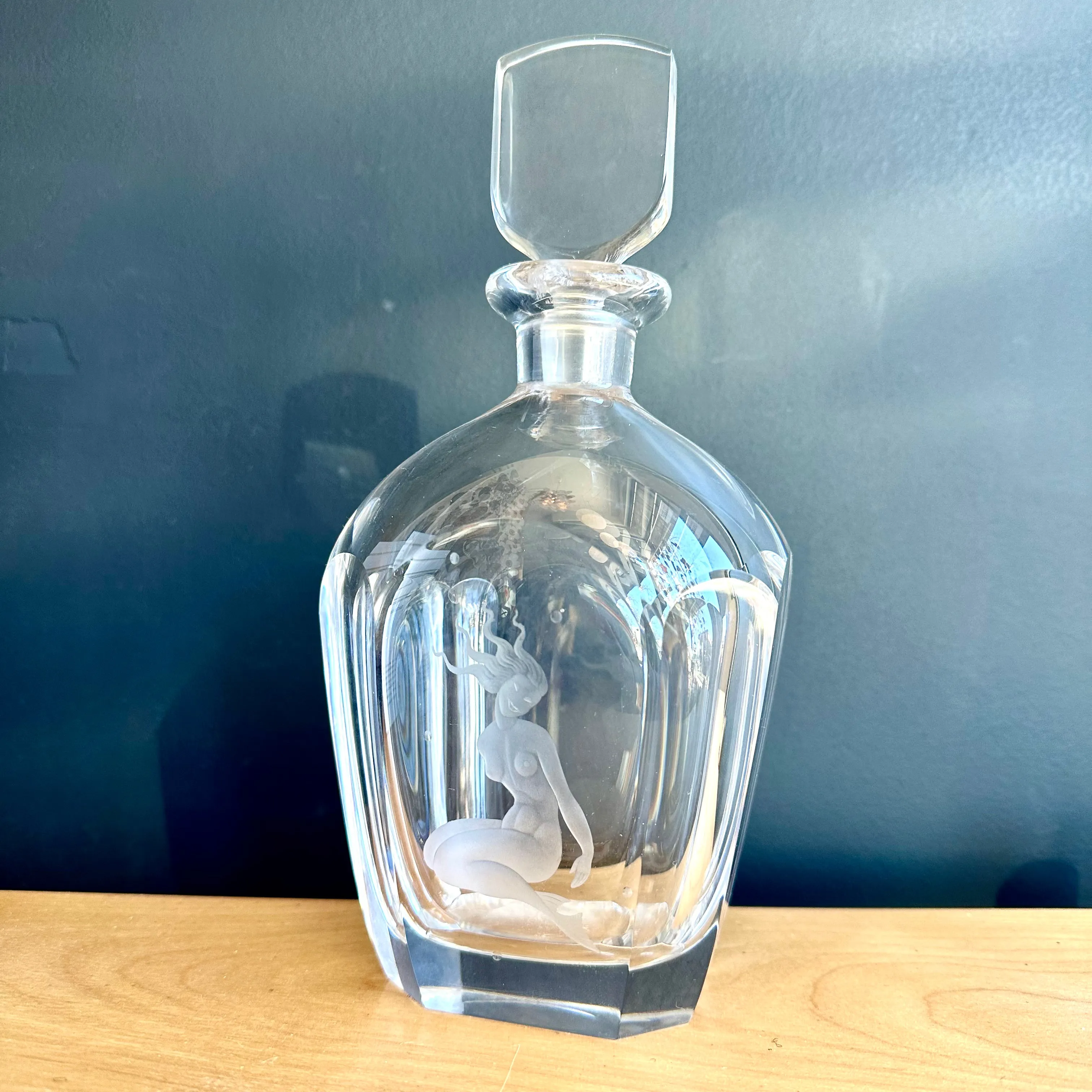 Vintage Orrefors Mermaid Decanter
