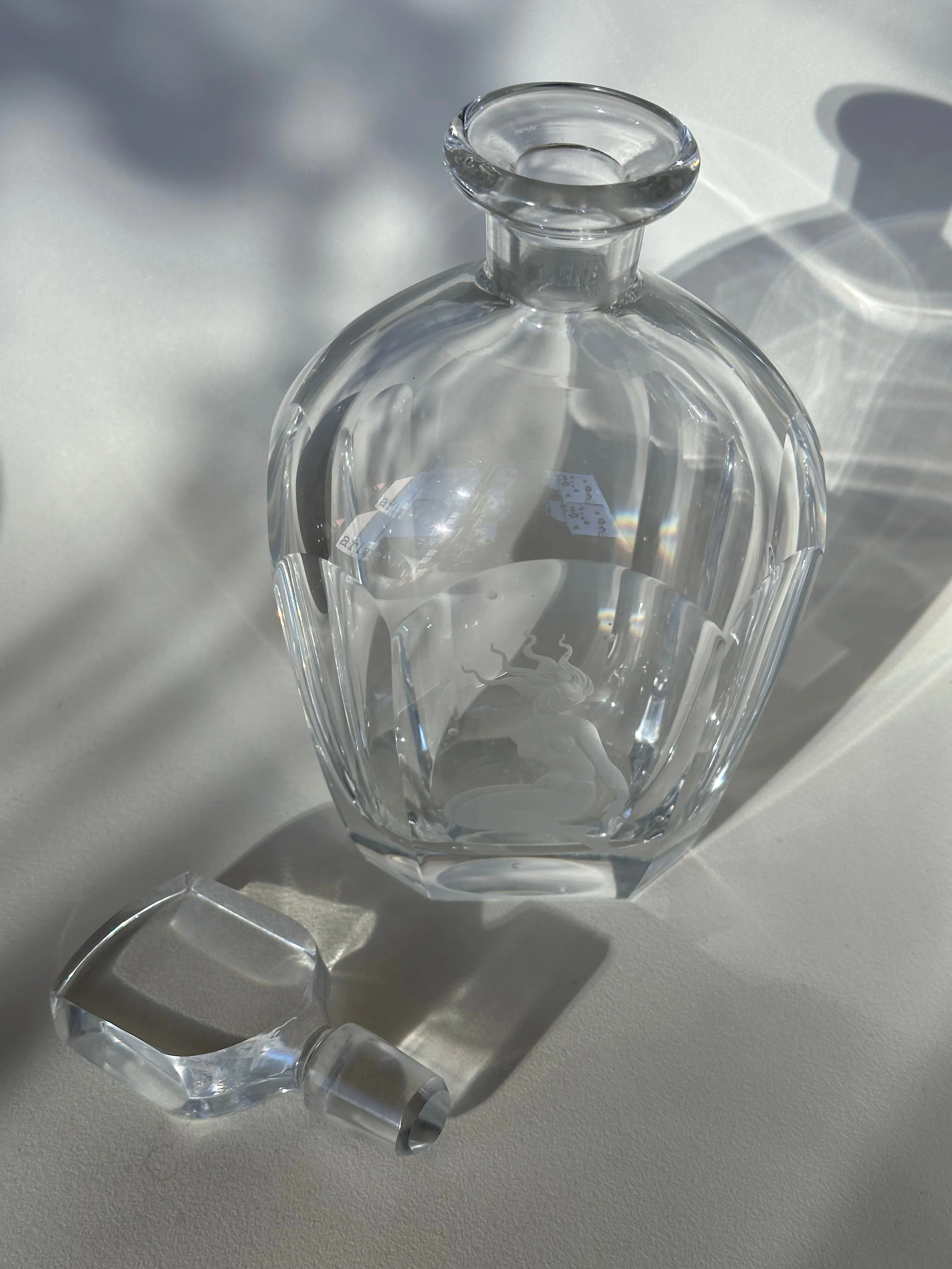 Vintage Orrefors Mermaid Decanter