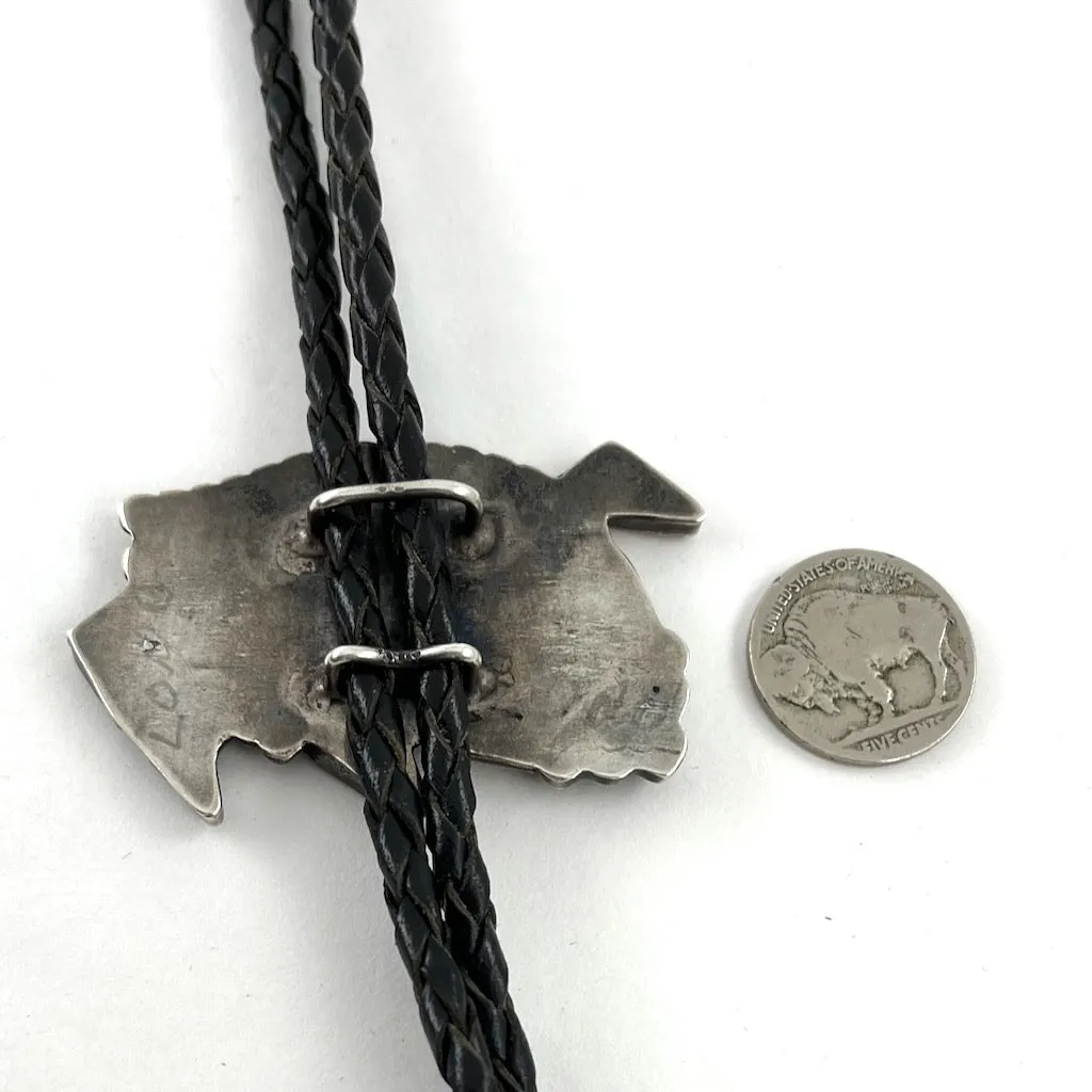 Vintage Rainbow Man Bolo Tie