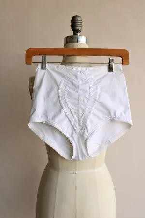 Vintage White Panty Girdle, Medium Size