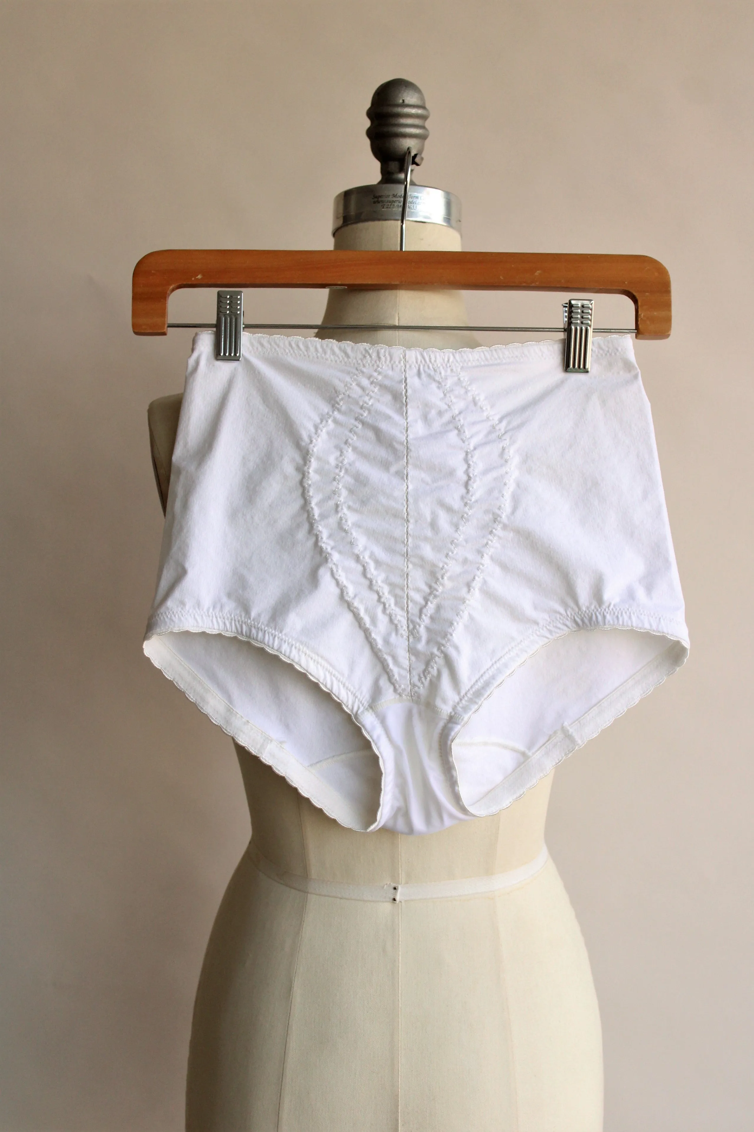 Vintage White Panty Girdle, Medium Size