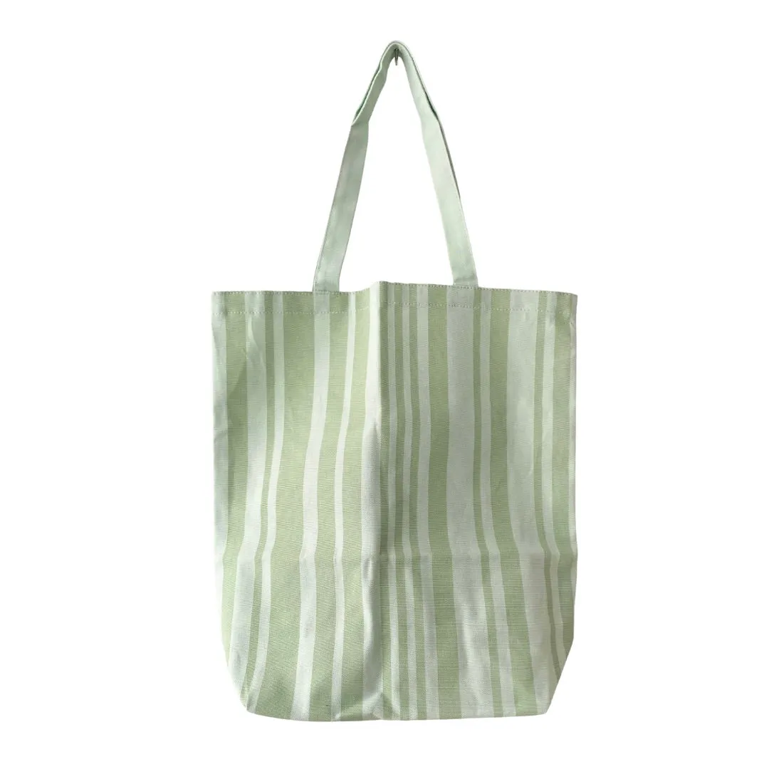 VOGUE Canvas Tote Bag Green