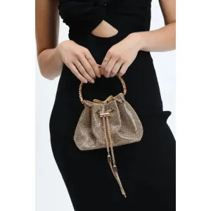Vontrice Evening Bag | Gold