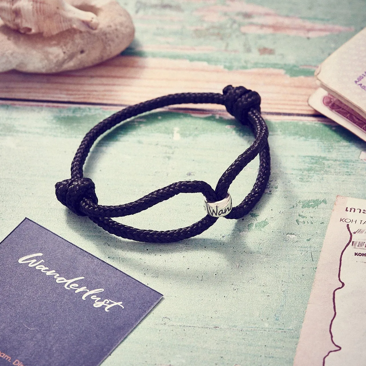 Wanderlust Vegan Paracord Bracelet