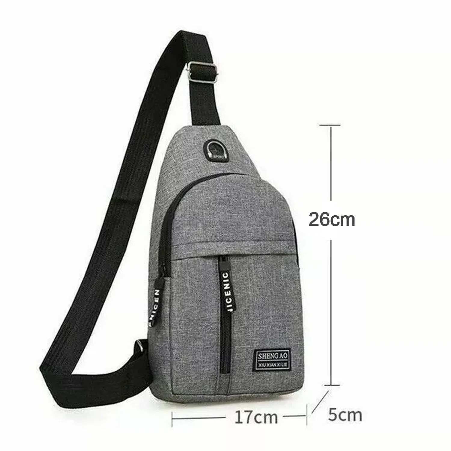 Waterproof Waist Bag for Travel & Charging (1 Pc)