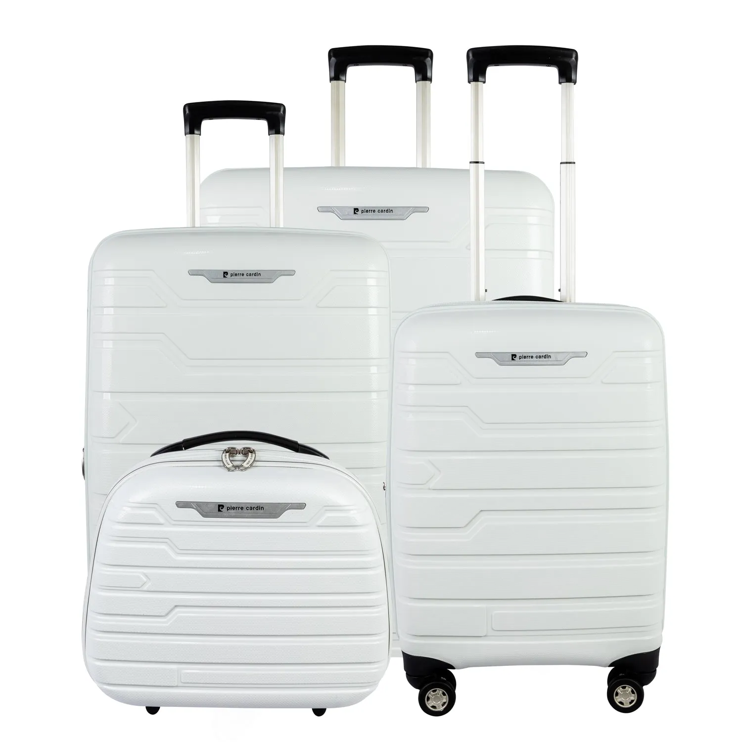 Wels Hardcase Trolley Set of 4- Red PC86307