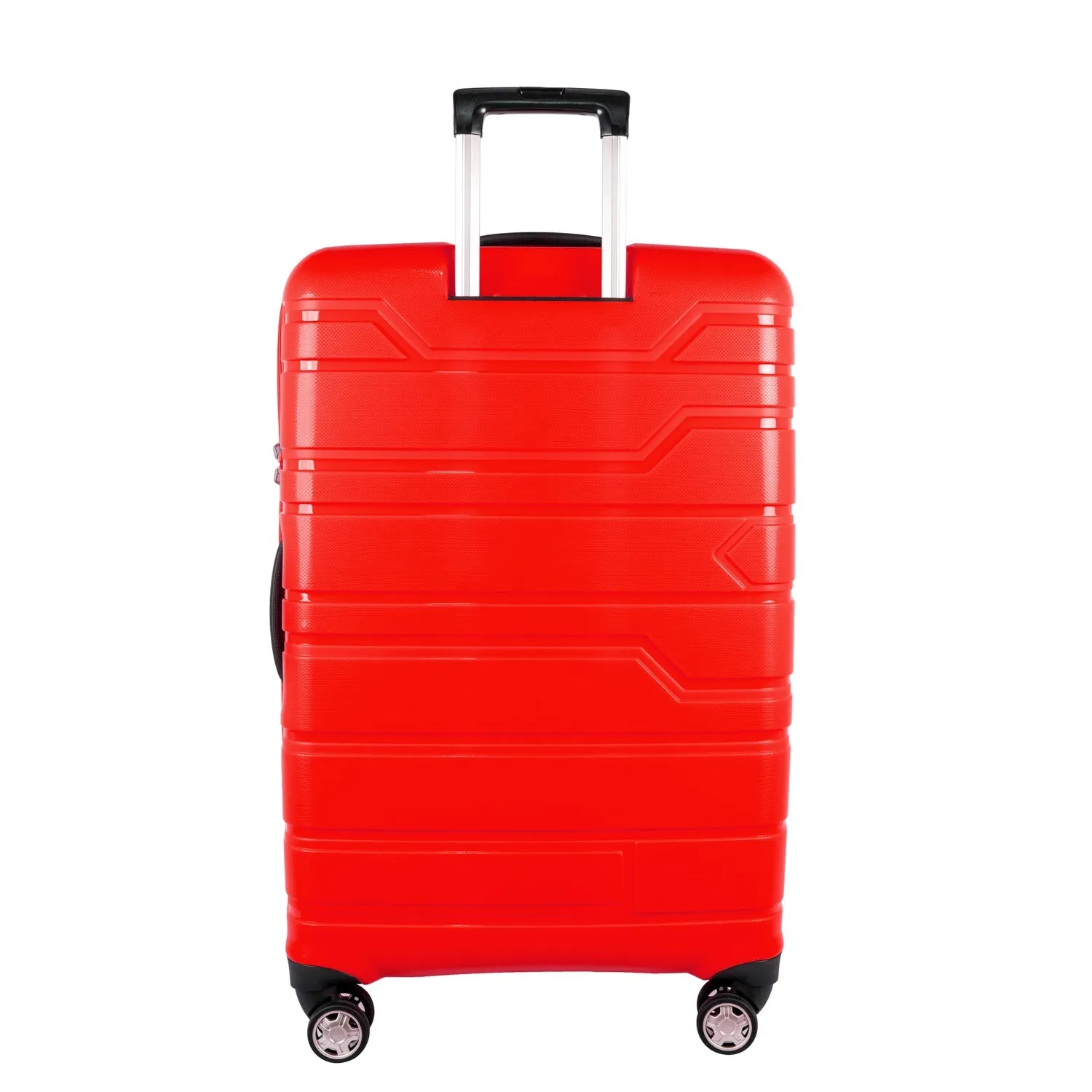 Wels Hardcase Trolley Set of 4- Red PC86307