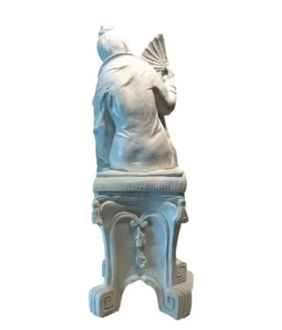 White Chinoiserie Statue