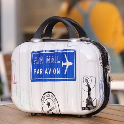 Woman Travel suitcase set Rolling Luggage set 18inch laptop boarding trolley case wheels Cosmetic case carry-on box travel bags