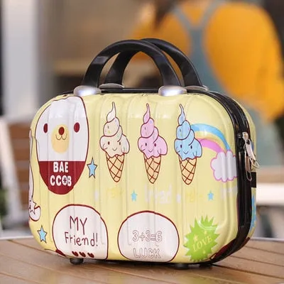 Woman Travel suitcase set Rolling Luggage set 18inch laptop boarding trolley case wheels Cosmetic case carry-on box travel bags