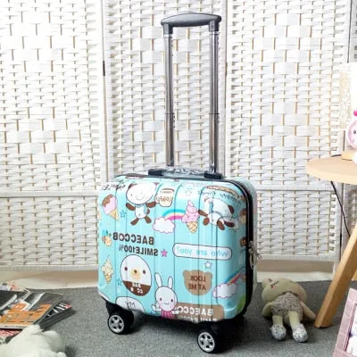 Woman Travel suitcase set Rolling Luggage set 18inch laptop boarding trolley case wheels Cosmetic case carry-on box travel bags