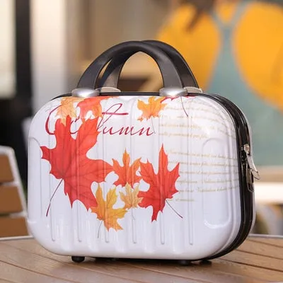 Woman Travel suitcase set Rolling Luggage set 18inch laptop boarding trolley case wheels Cosmetic case carry-on box travel bags