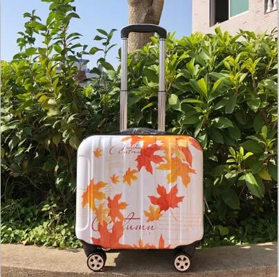 Woman Travel suitcase set Rolling Luggage set 18inch laptop boarding trolley case wheels Cosmetic case carry-on box travel bags