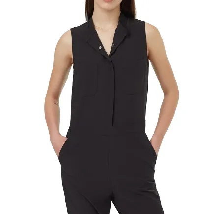 Women's InMotion Sleeveless Jumpsuit (Meteorite Black)