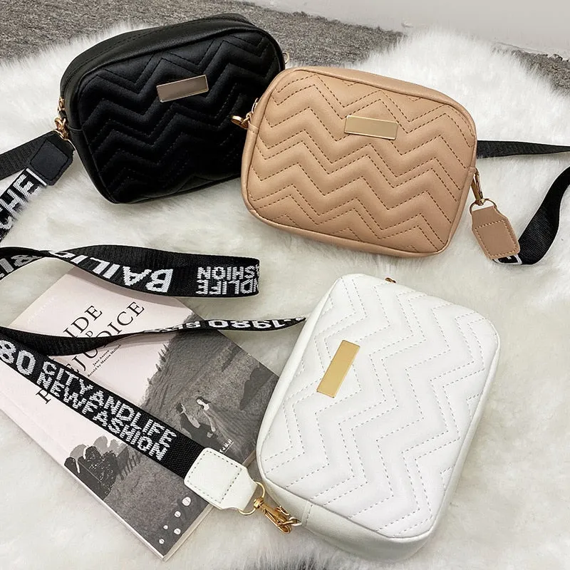 Women's Solid Color Shoulder Bag Messenger Bag