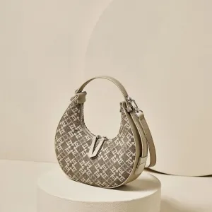 Woolen Crescent Canvas Bag