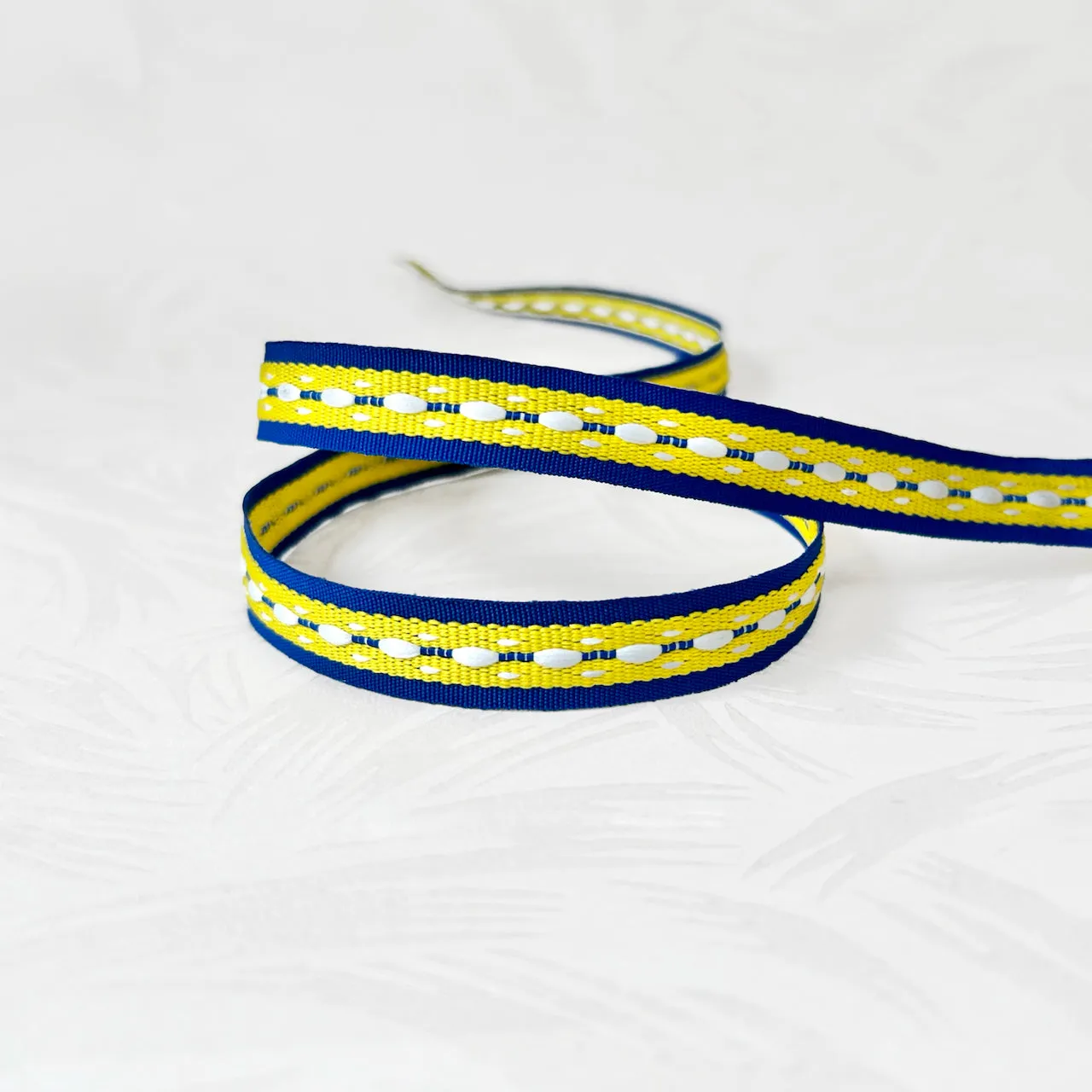 Woven Center Dash Stripe Braid Tape - Multiple Colorways