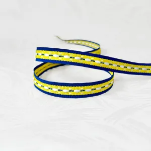 Woven Center Dash Stripe Braid Tape - Multiple Colorways
