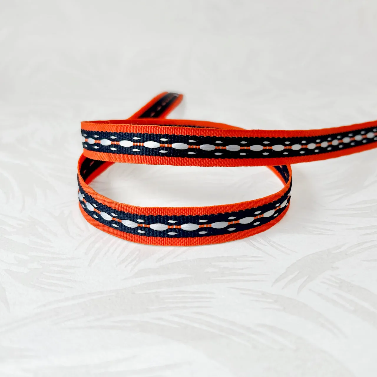 Woven Center Dash Stripe Braid Tape - Multiple Colorways