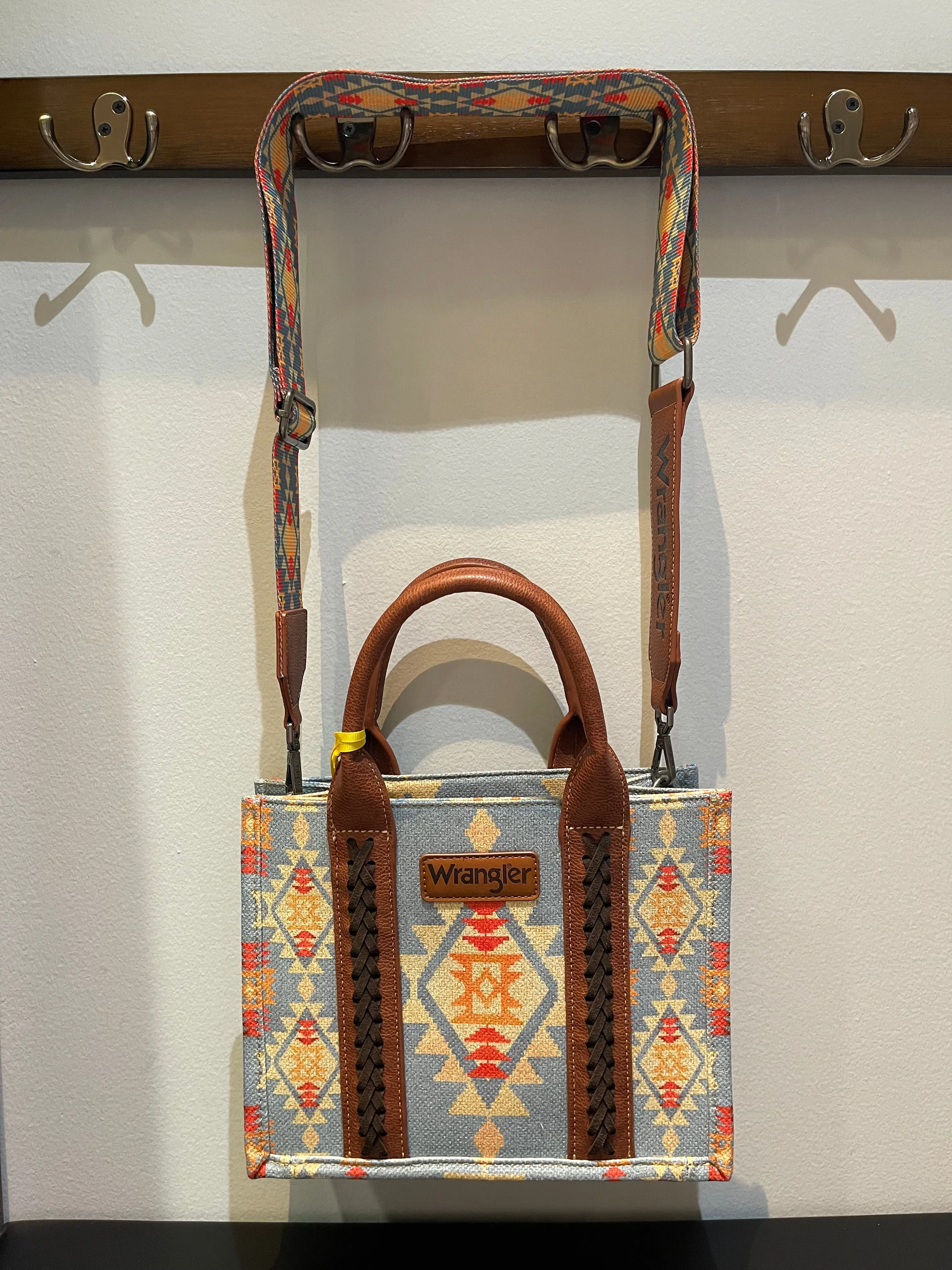 Wrangler Mini Crossbody Tote Light Blue