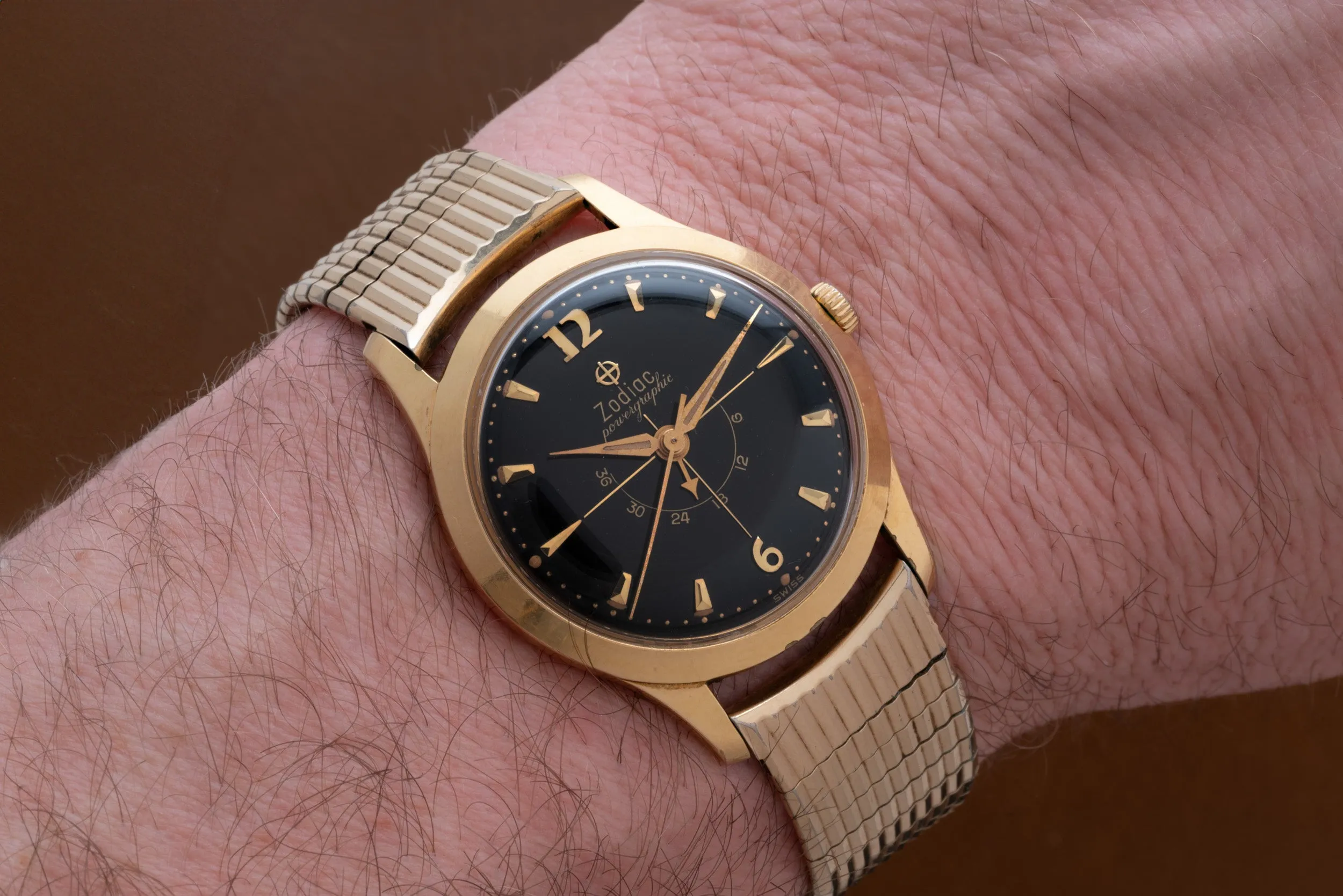 Zodiac Powergraphic 1982 National Matches High Rifle Award Watch