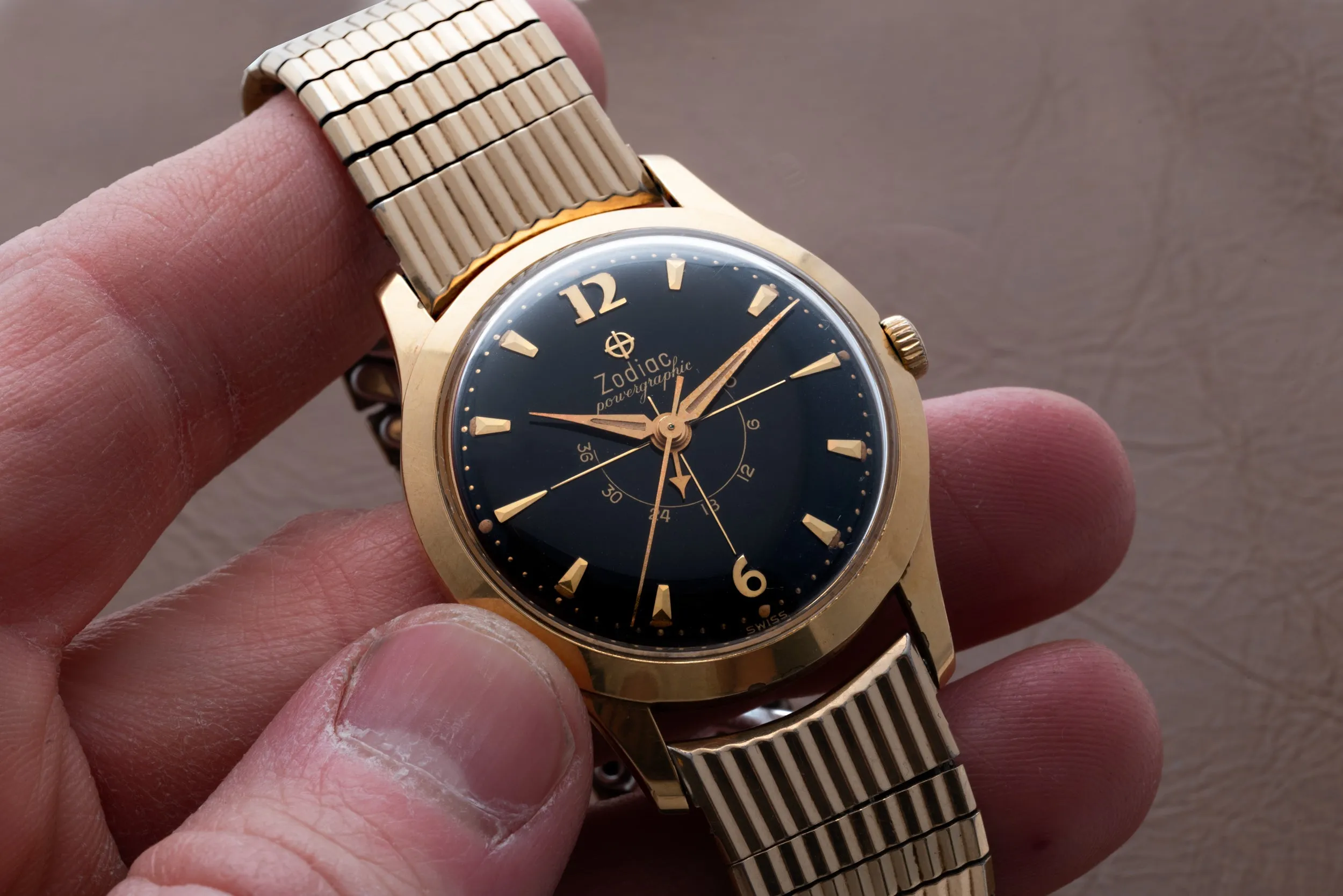 Zodiac Powergraphic 1982 National Matches High Rifle Award Watch