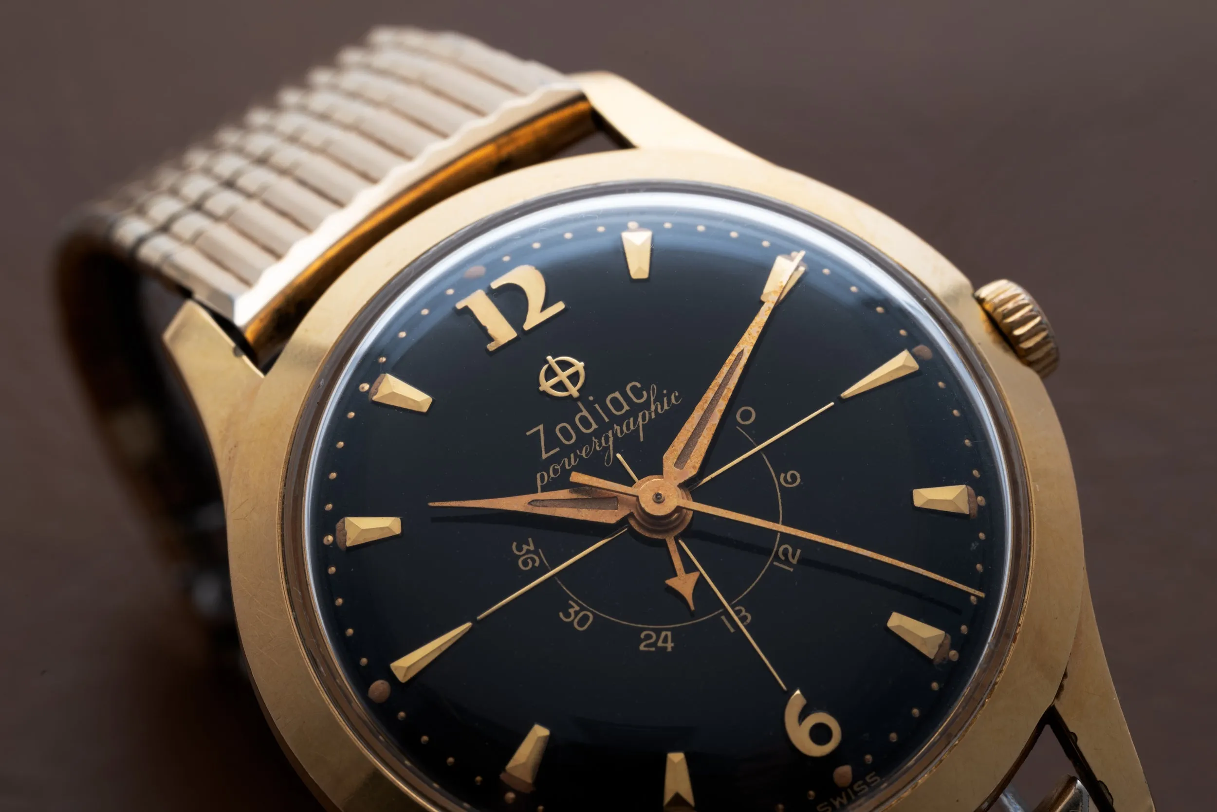 Zodiac Powergraphic 1982 National Matches High Rifle Award Watch